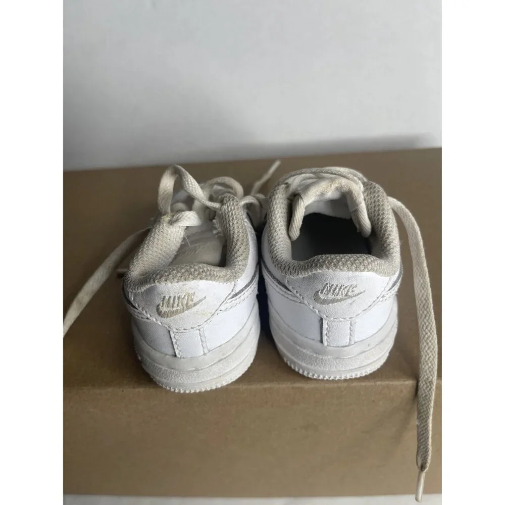 Nike Boys Air Force 1 LE DH2926-111 White Casual Shoes‎ Sneakers Size 3C